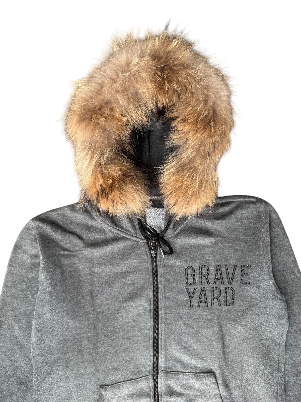 Hysteric Glamour BONES DEPT BY AZUL FUR ZIP HOODIE Size US M / EU 48-50 / 2 - 3 Thumbnail
