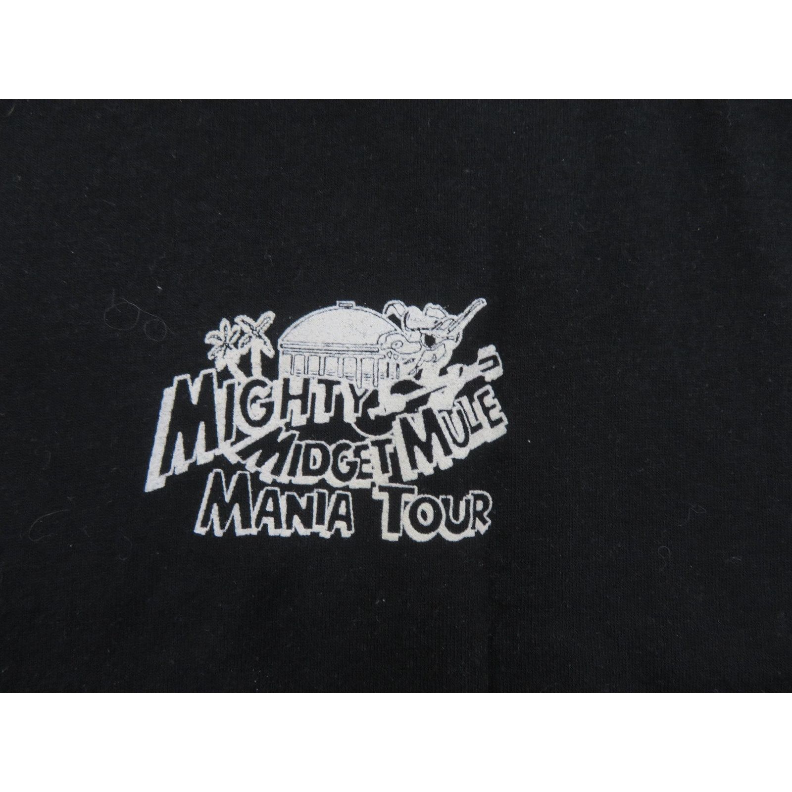 Hanes The Mighty Midget Mule Mania Tour Black T-shirt Sz XL 90s Size US XL / EU 56 / 4 - 4 Thumbnail