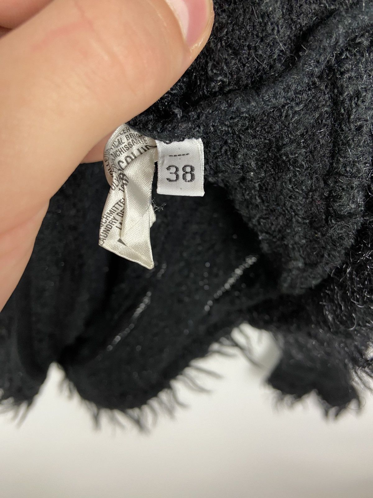 Carlo Colucci × Designer Vintage Carlo Colucci Womens Abstractical Wool Sweater Sz 38 Size XS / US 0-2 / IT 36-38 - 11 Thumbnail