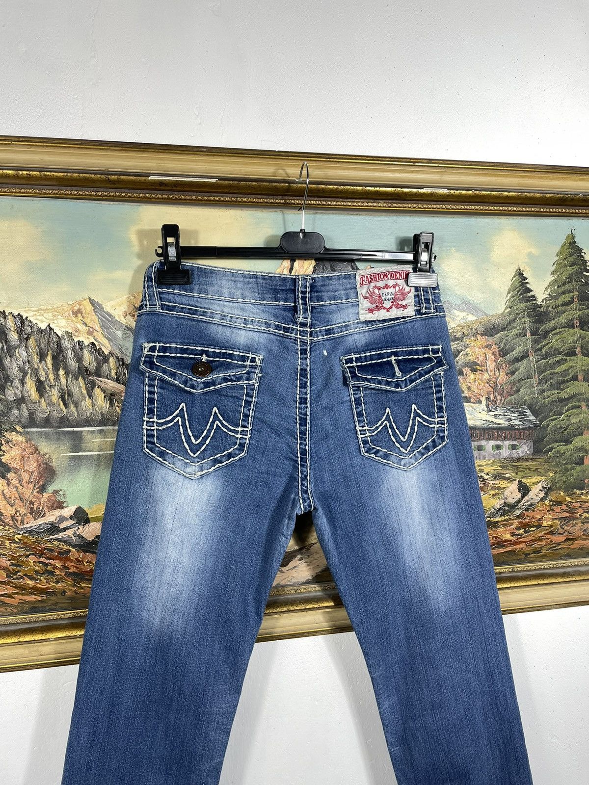 True Religion × Vintage True Religion Vintage Y2k Blue Denim Jeans Pants Drip Swag Size 30" / US 8 / IT 44 - 8 Thumbnail