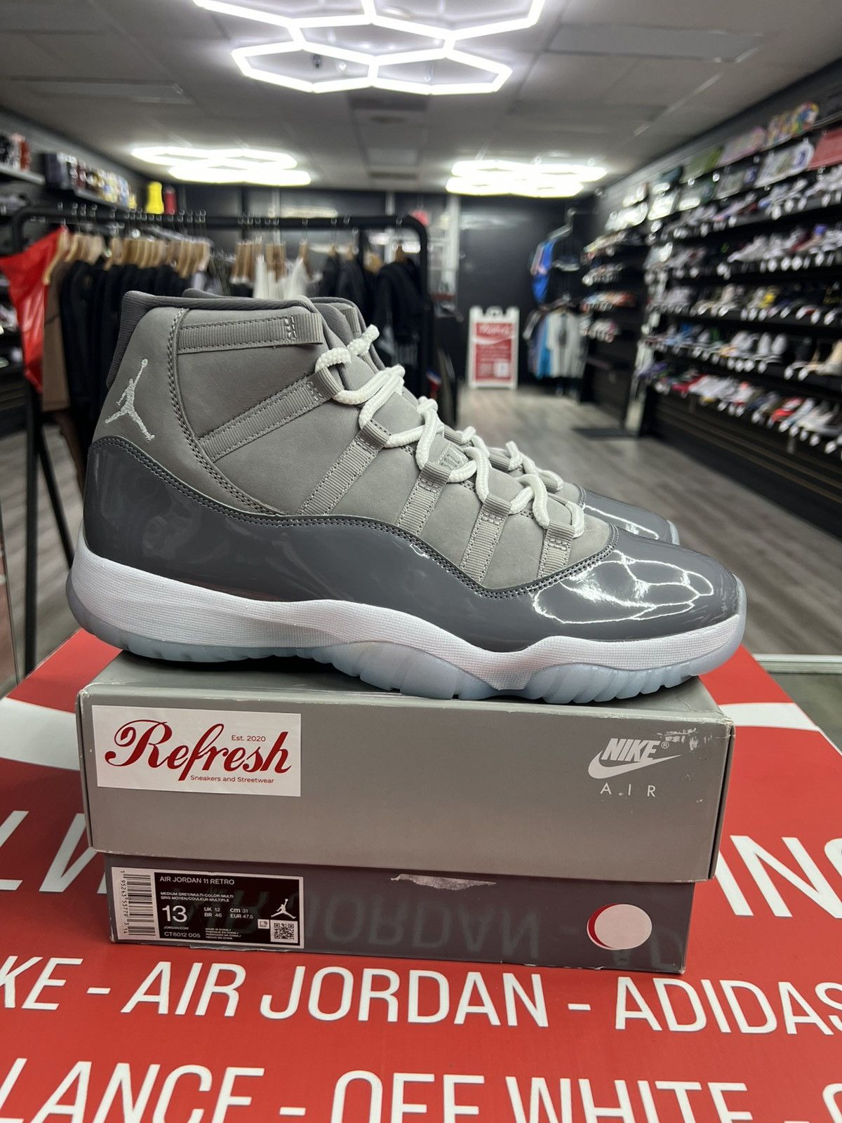 Jordan Brand Air Jordan 11 Cool Grey Size 13 Size US 13 / EU 46 - 1 Thumbnail