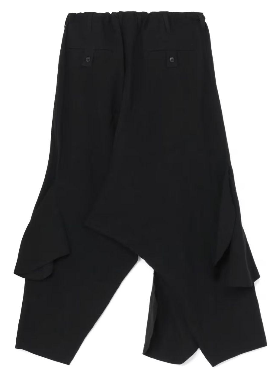 Yohji Yamamoto Yohji Yamamoto Pour Homme - LI/RY FLUTTERING PANTS Size US 30 / EU 46 - 6 Thumbnail