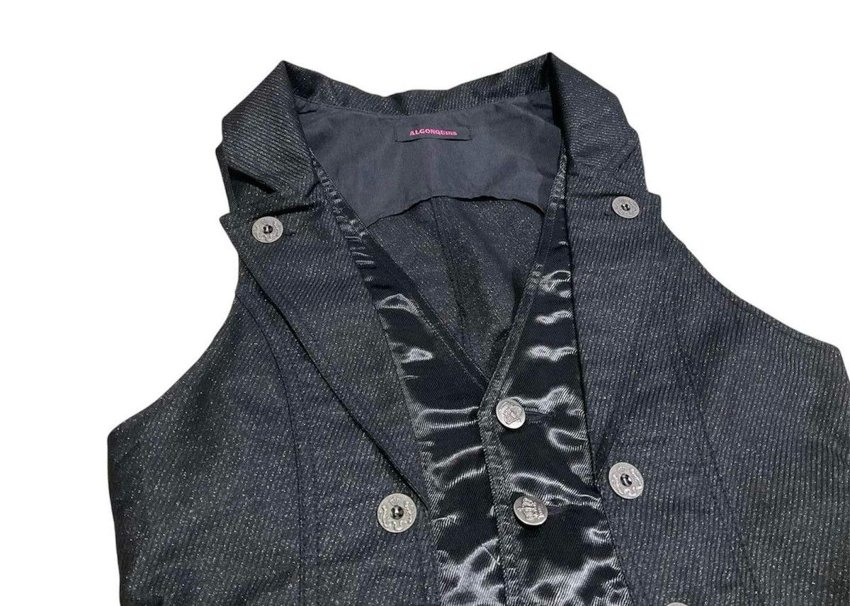 Hysteric Glamour × Japanese Brand × Seditionaries 🔥Crazy Punk Y2K Algonquins Vest Black Goth Size US S / EU 44-46 / 1 - 3 Thumbnail