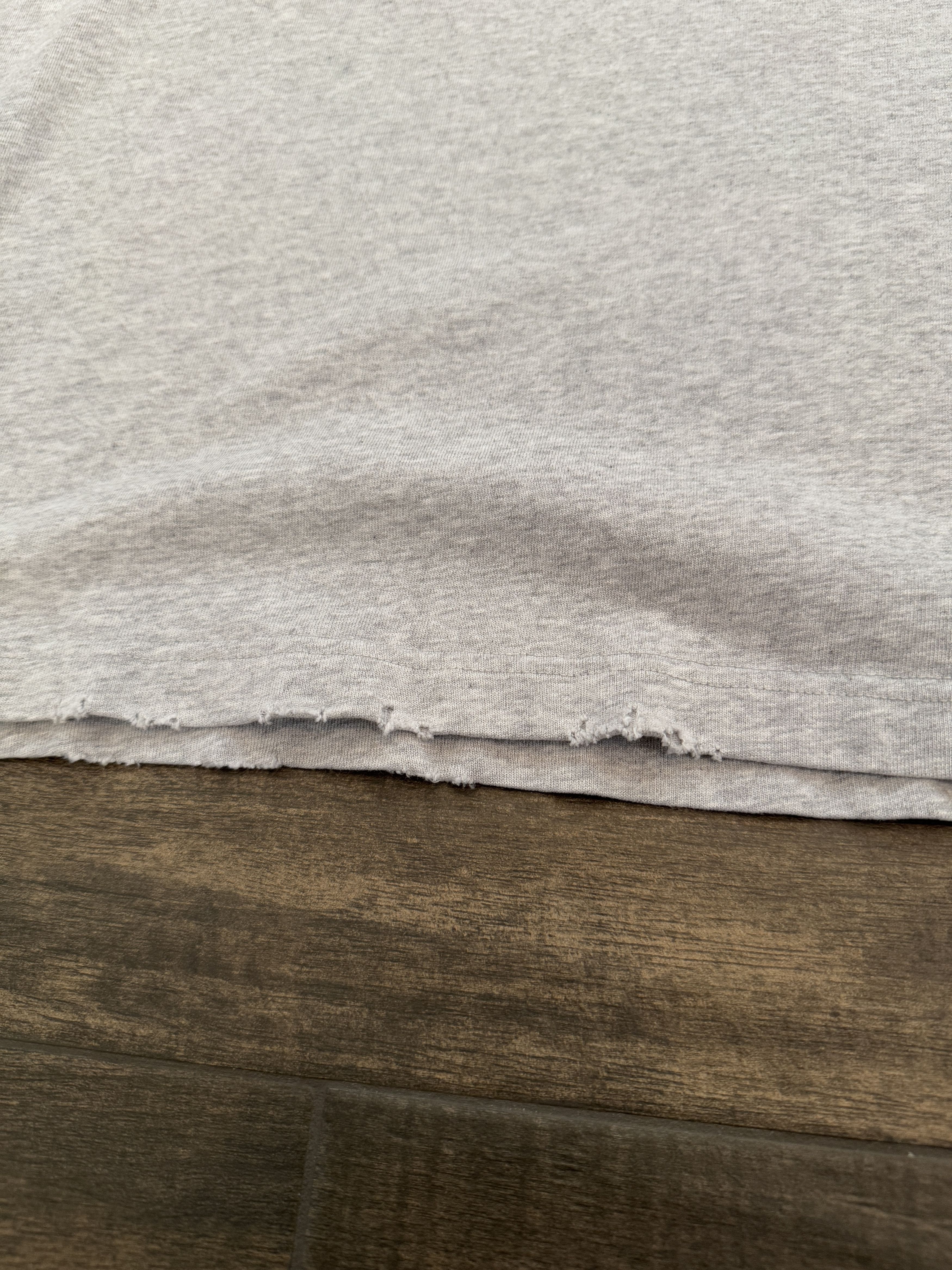 Balenciaga 90% Balenciaga 10% Myself Distressed Oversized Tee Grey Size US L / EU 52-54 / 3 - 5 Thumbnail