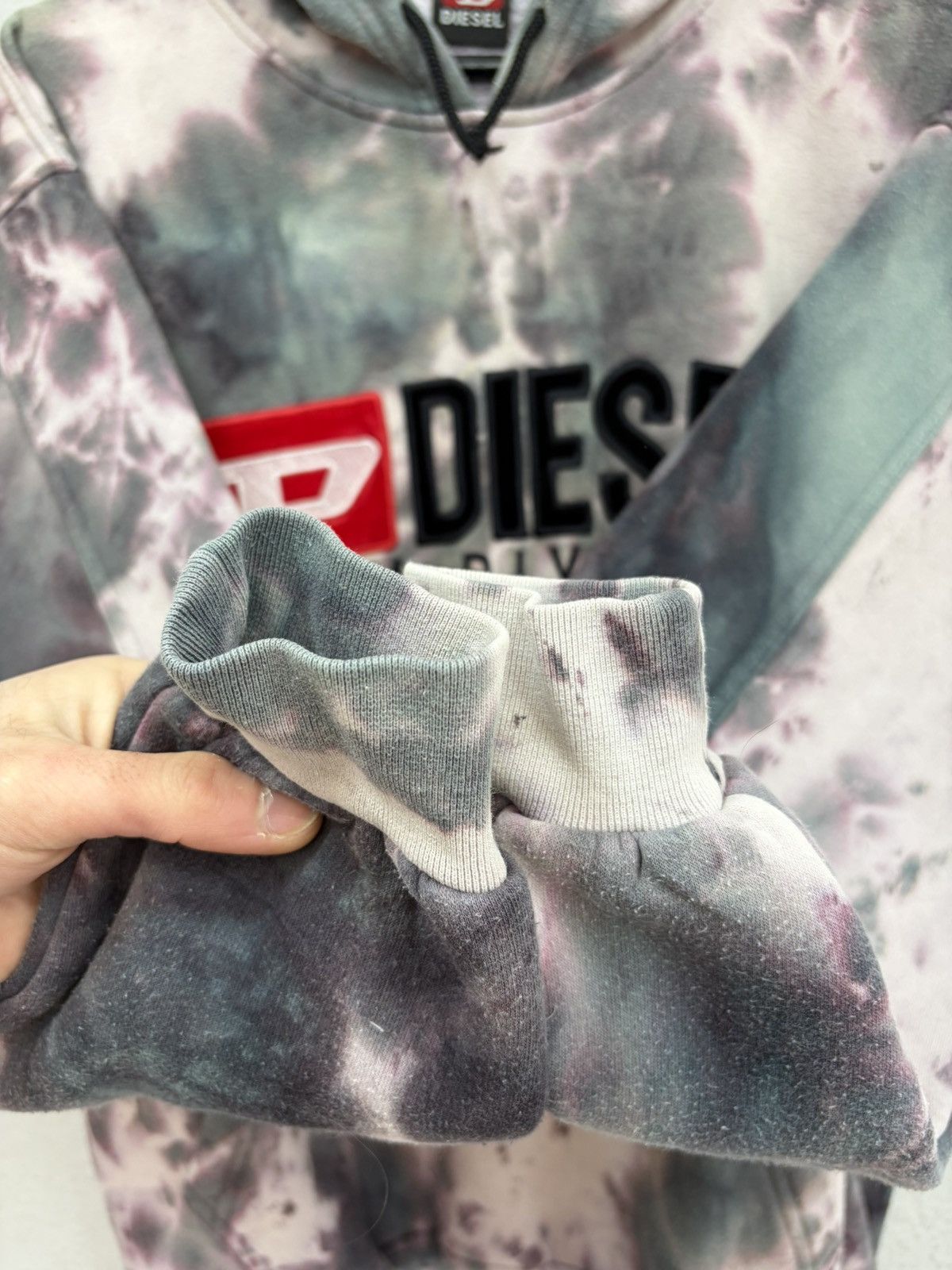 Diesel Vintage Diesel Denim Division Tie Dye Hoodie Y2K Archive Size US M / EU 48-50 / 2 - 13 Thumbnail