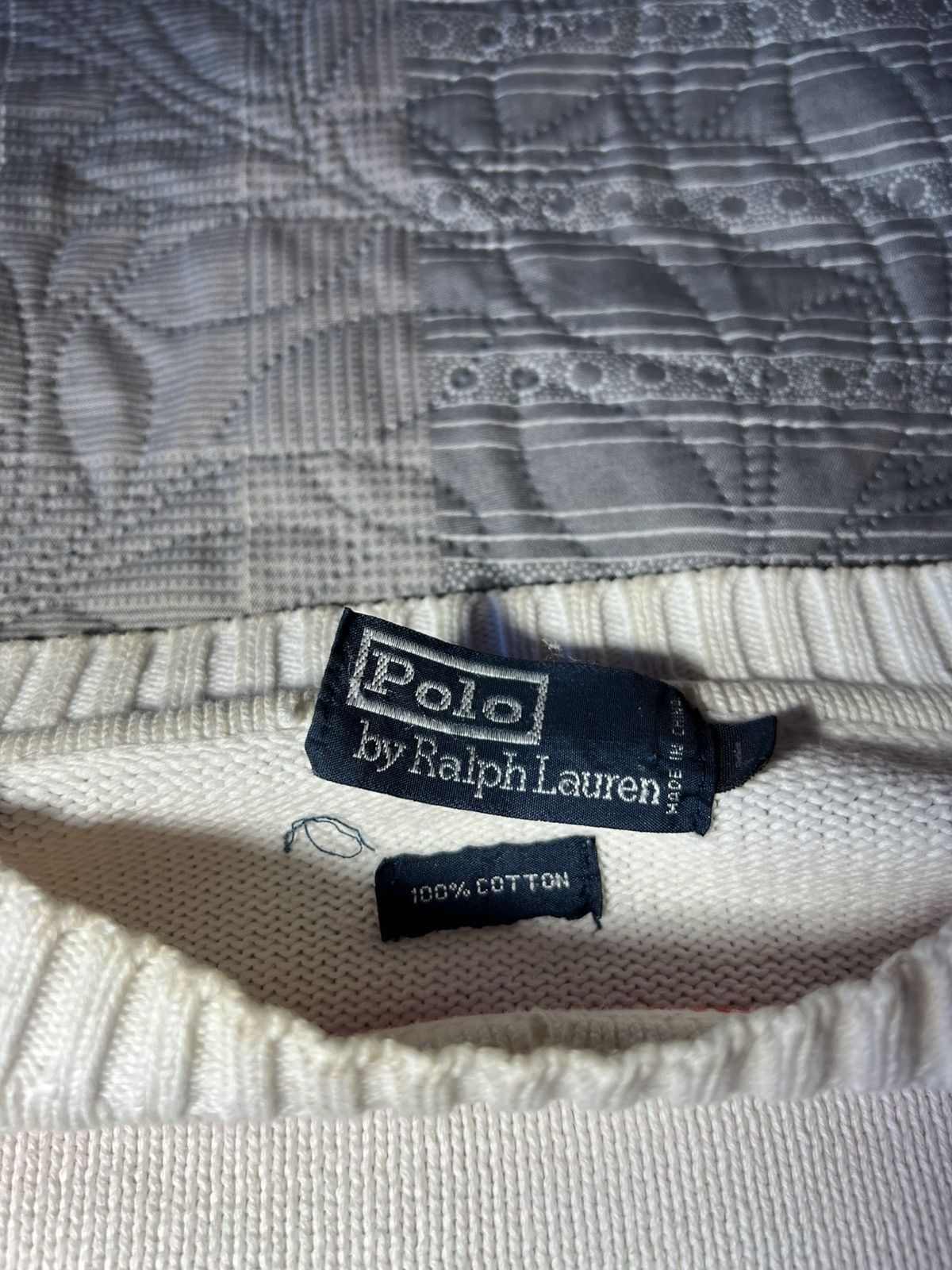 Polo Ralph Lauren Ralph Lauren Polo Sweater Men’s Size L Red & Navy Stripes Size US L / EU 52-54 / 3 - 4 Thumbnail