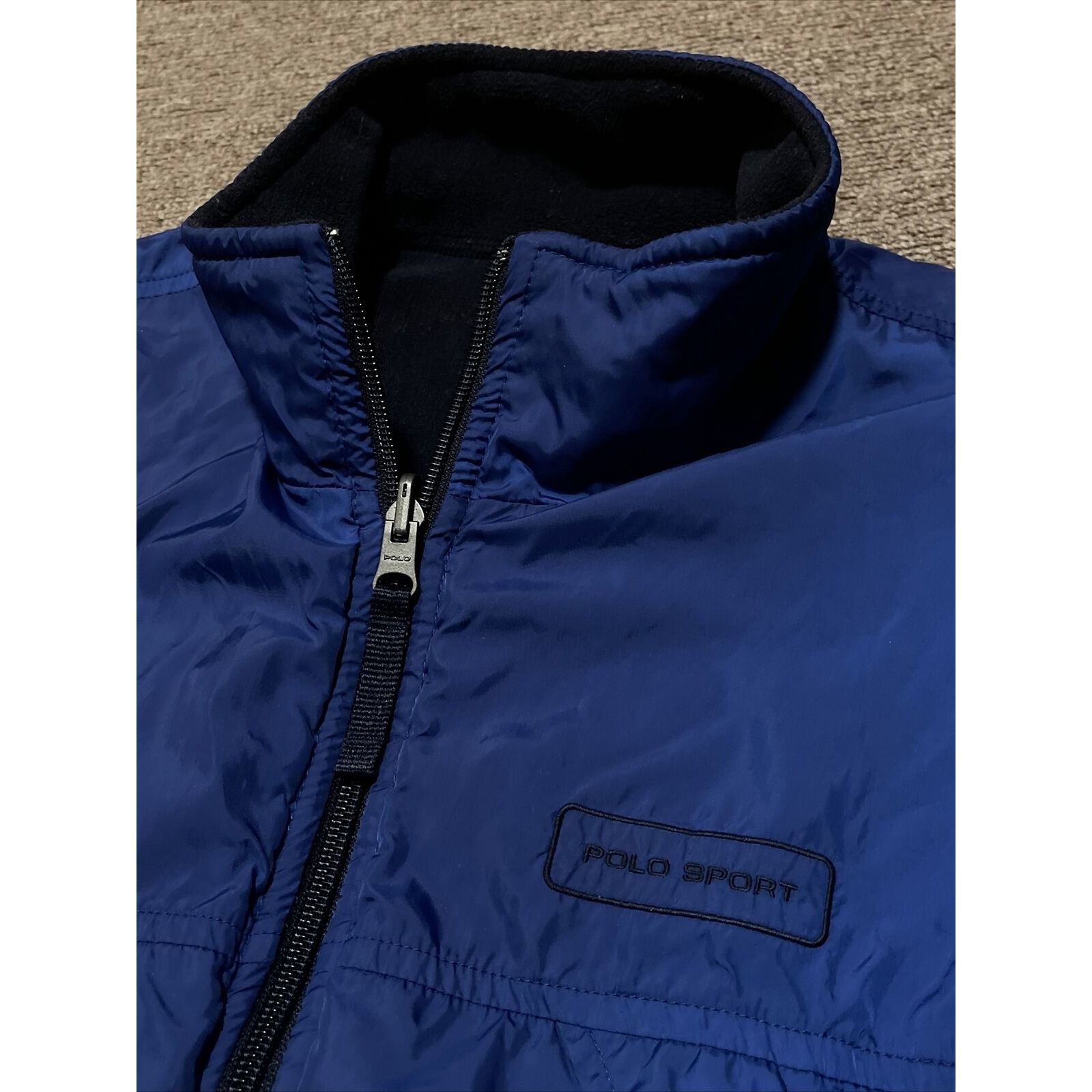 Polo Ralph Lauren Vintage 90s Large Polo Sport Ralph Lauren Reversible Full Zi Size US L / EU 52-54 / 3 - 7 Thumbnail