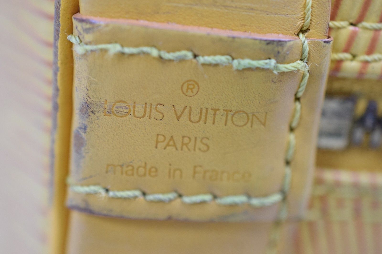 Louis Vuitton Louis Vuitton Alma Hand Bag Epi Leather Yellow M52149 Size ONE SIZE - 10 Thumbnail