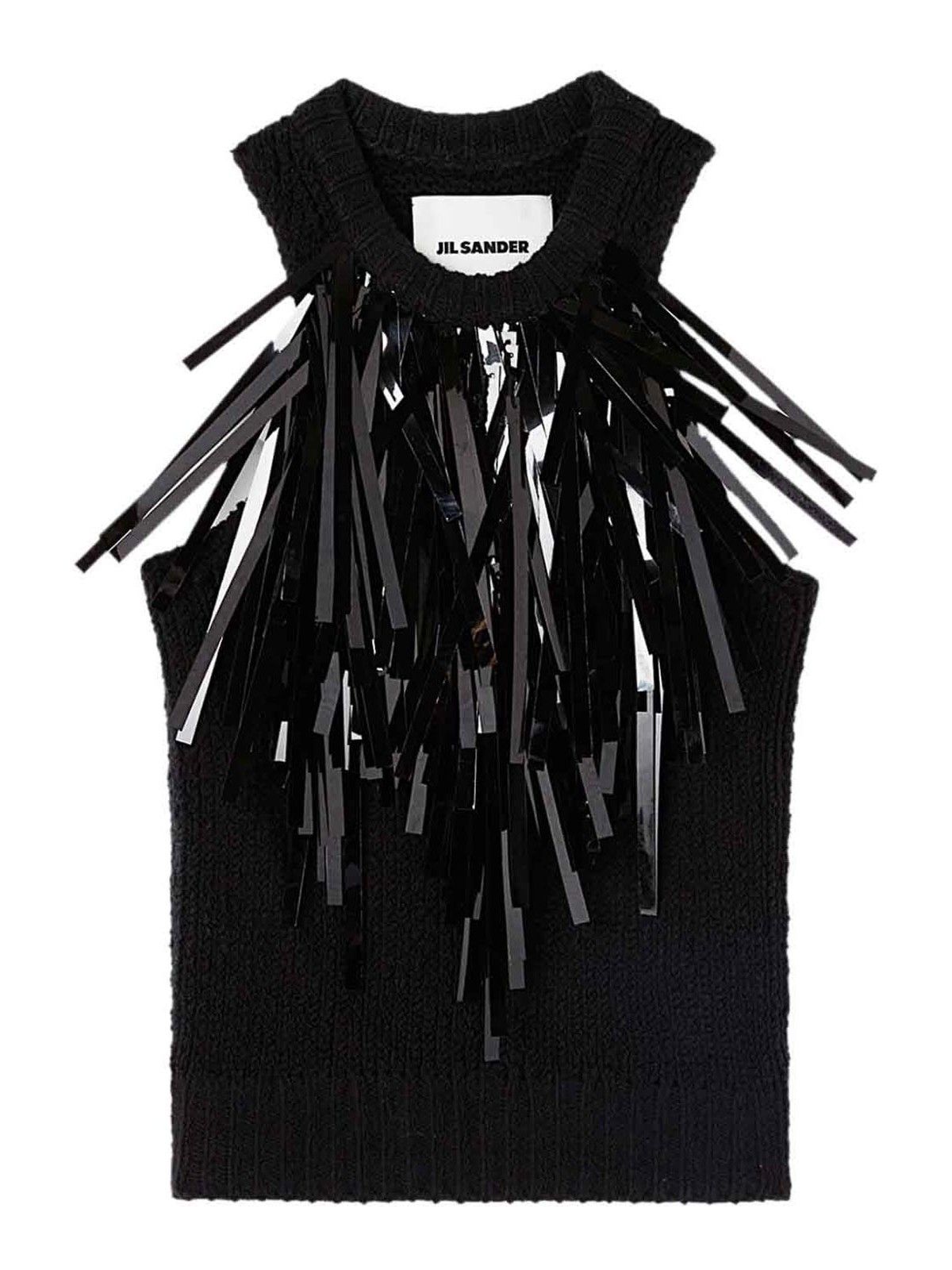 Jil Sander o1w1db10825 High Neck Top in Black Size XL / US 12-14 / IT 48-50 - 1 Thumbnail