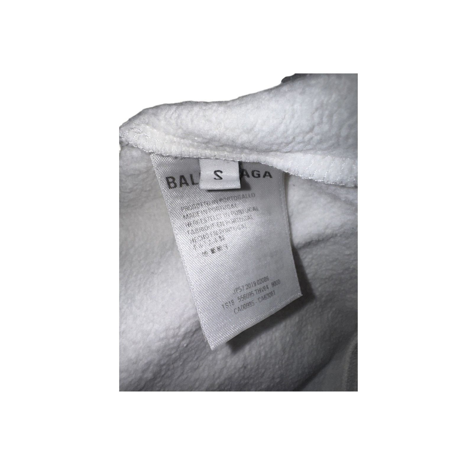 Balenciaga Balenciaga BB WFP (Womens) White Hoodie Size US S / EU 44-46 / 1 - 7 Thumbnail