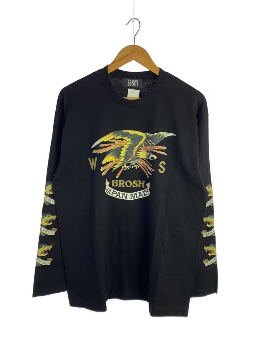 Yohji Yamamoto WILDSIDE YOHJI YAMAMOTO ×BROSH Long Sleeve T-Shirt Size US XL / EU 56 / 4 - 1 Thumbnail