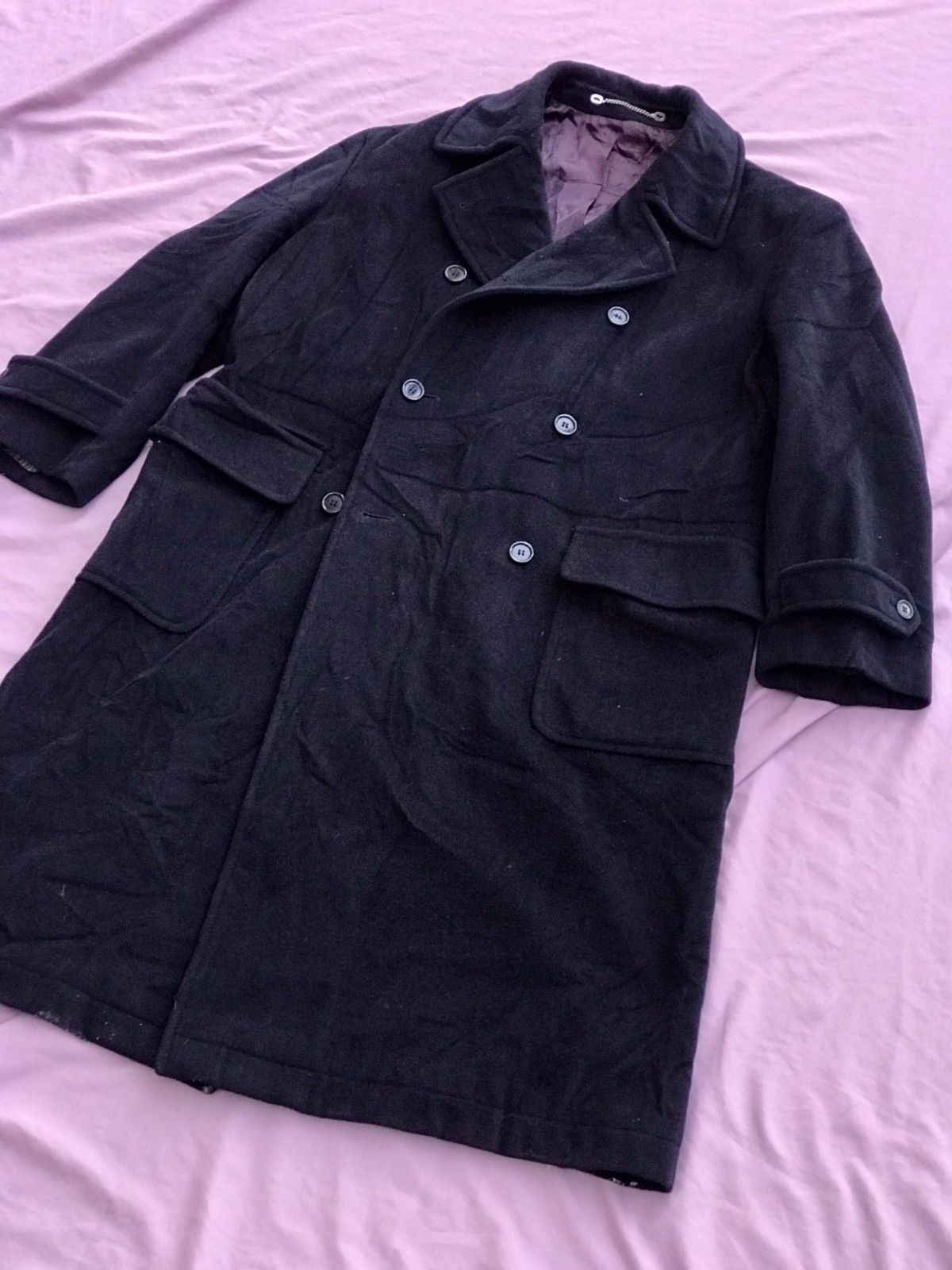 Valentino VALENTINO HEAVY ULSTER COAT, PURE soft WOOL made ITALY Size US L / EU 52-54 / 3 - 2 Thumbnail
