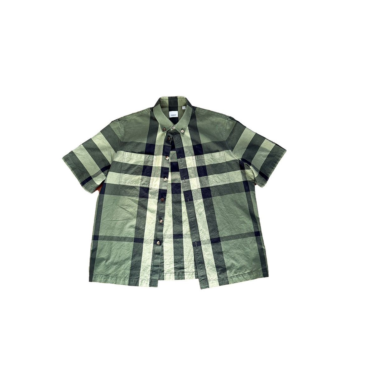 Burberry Burberry green check shirt Size US XL / EU 56 / 4 - 1 Thumbnail