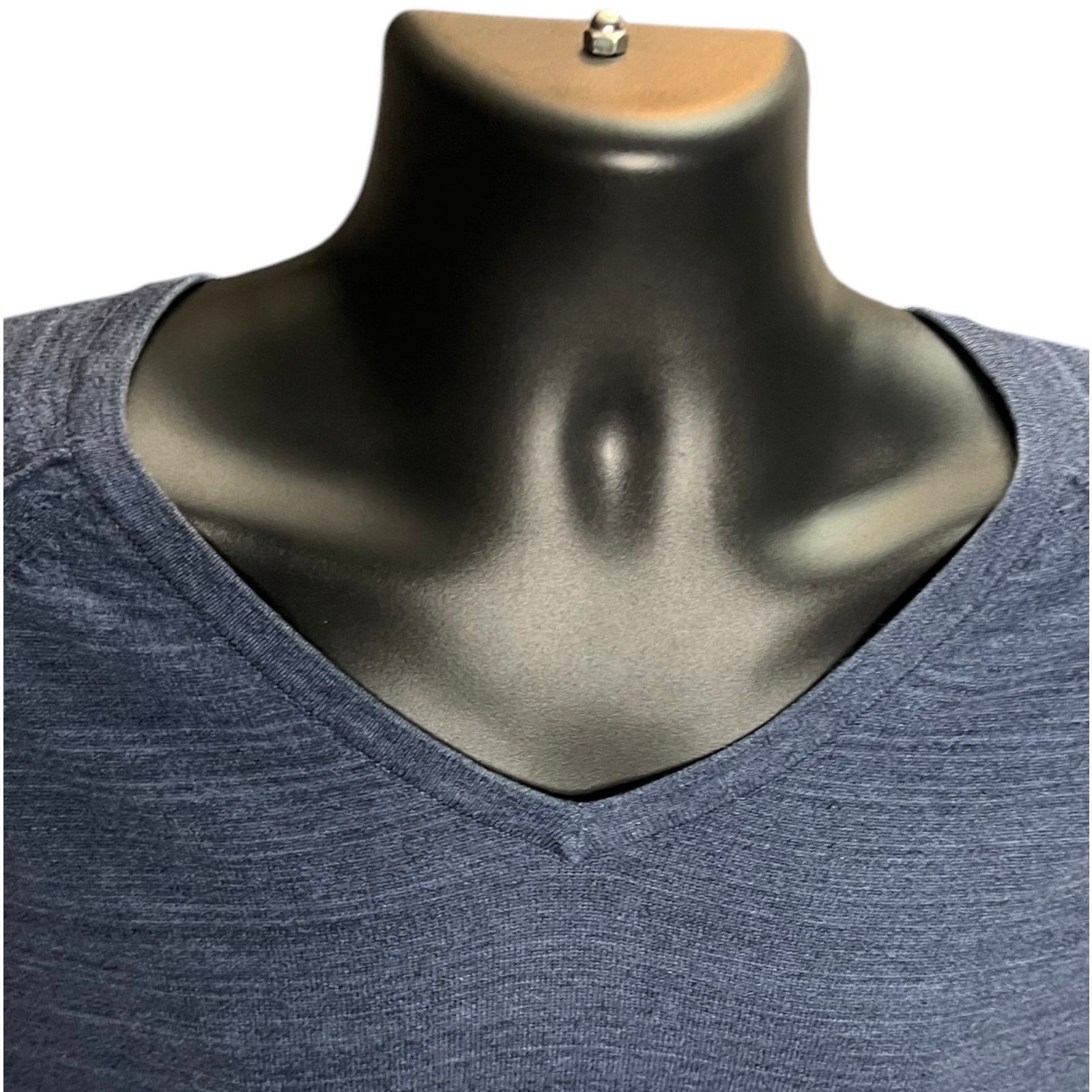 Calvin Klein Calvin Klein Slim Fit V-Neck Sweater XXL Blue Long Sleeve Size US XL / EU 56 / 4 - 6 Thumbnail