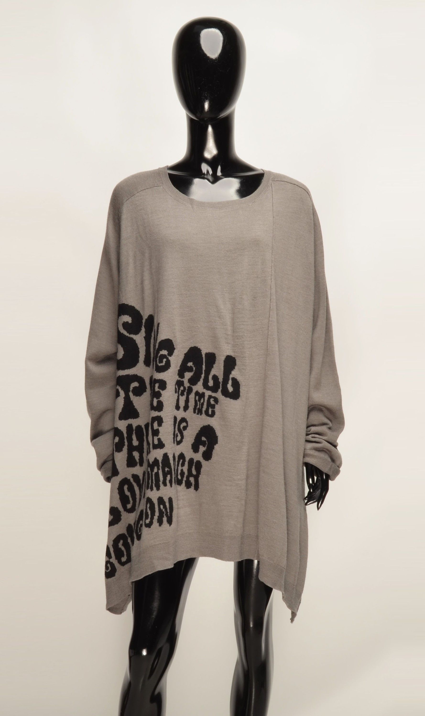 Rundholz Rundholz Avant Garde Oversized Knitted Wool Blend Jumper Size M / US 6-8 / IT 42-44 - 8 Thumbnail