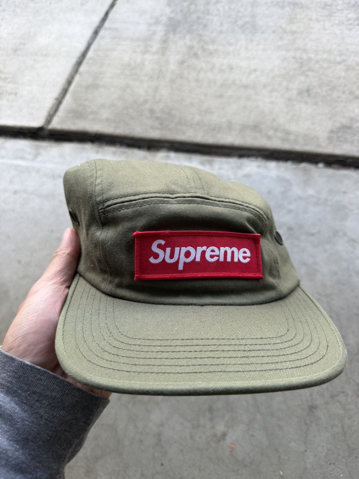Supreme Supreme Camp Cap Military Olive Size ONE SIZE - 1 Thumbnail