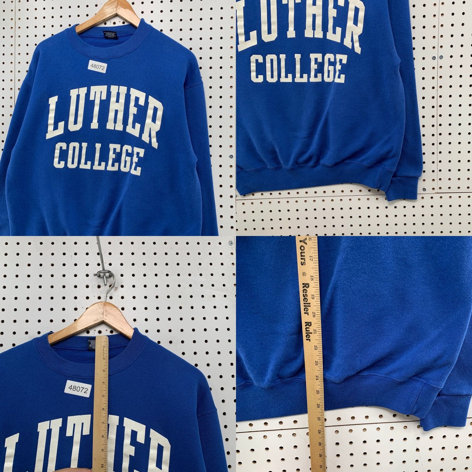 Jansport VINTAGE Jansport Luther College Sweatshirt Mens Large Blue Fleece Crewneck USA 90s School Graphic Print Size US L / EU 52-54 / 3 - 8 Thumbnail