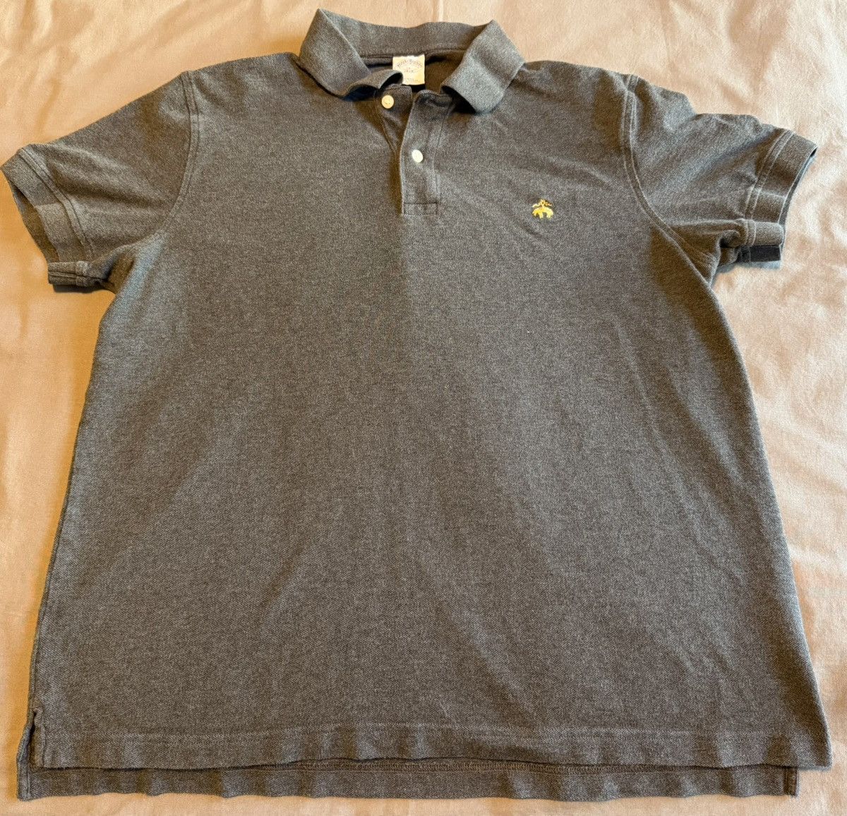 Brooks Brothers Brooks Brothers 1818 Gray Polo Shirt Slim Fit 100% Cotton Size US XL / EU 56 / 4 - 2 Thumbnail