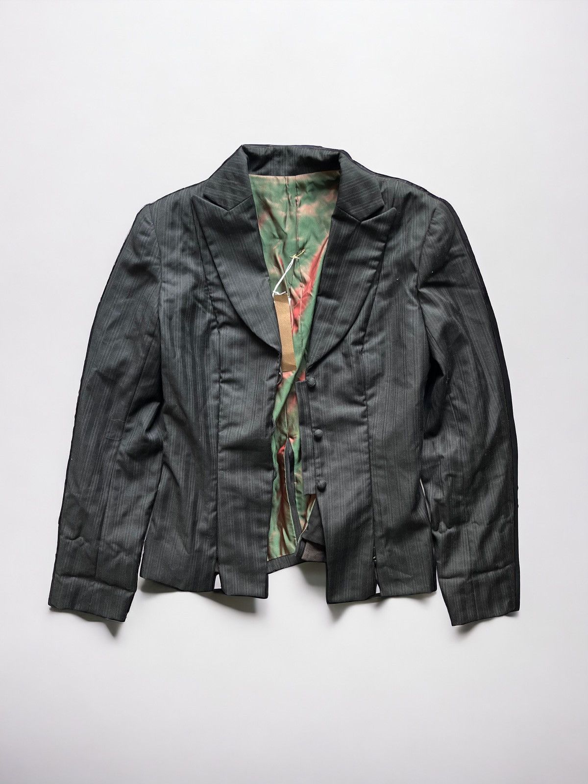 image of Archival Clothing x If Six Was Nine Kei Kagami Detachable Sleeve Jacket in Dark Grey, Women's (Size