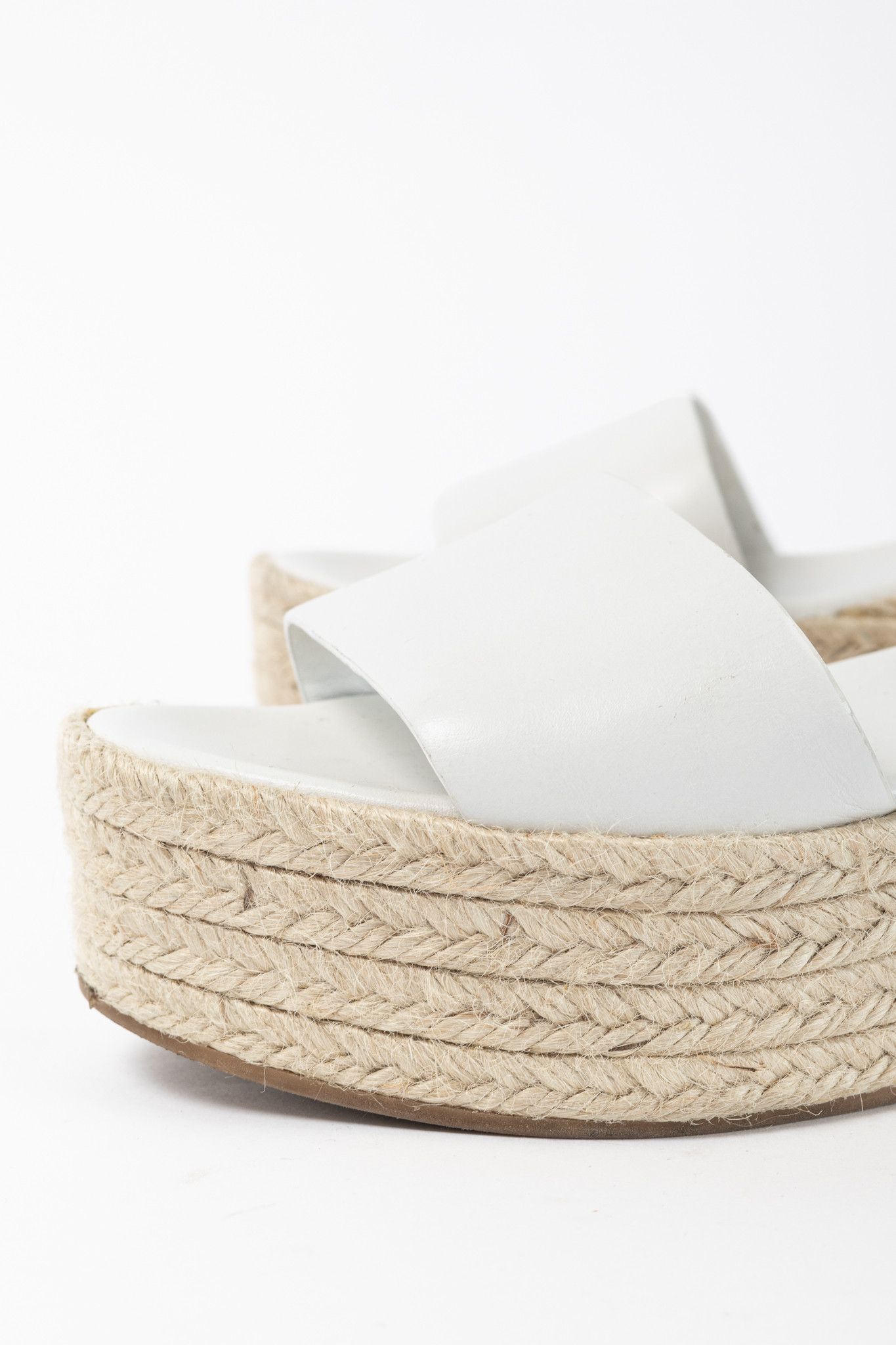 Prada Prada Vitello Montana Leather Espadrille Wedge Sandals Size US 9 / IT 39 - 7 Thumbnail