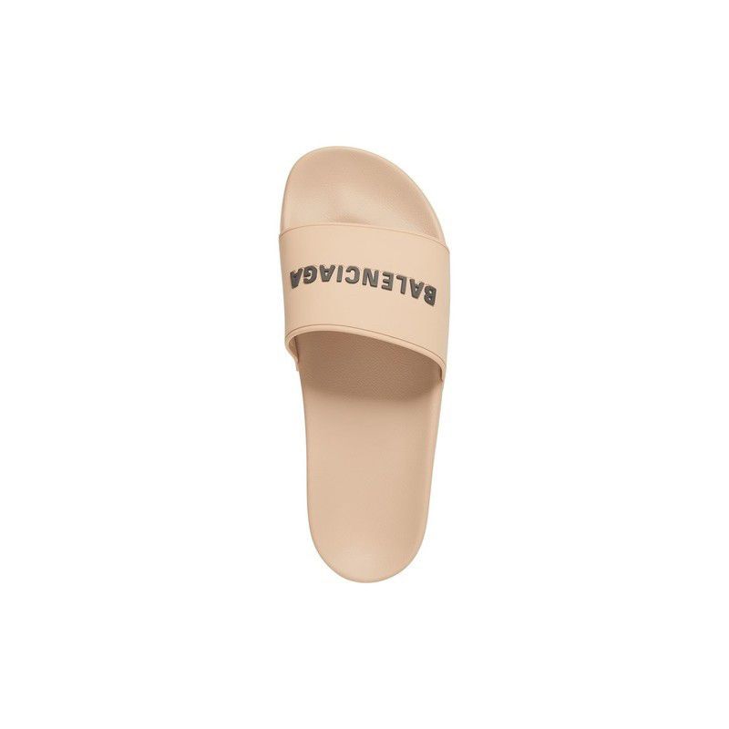 Balenciaga o1srvl11e0825 Size: 32 / KIDS - Pool Slide Sandals in Beige Size US 5 / EU 37 - 6 Thumbnail