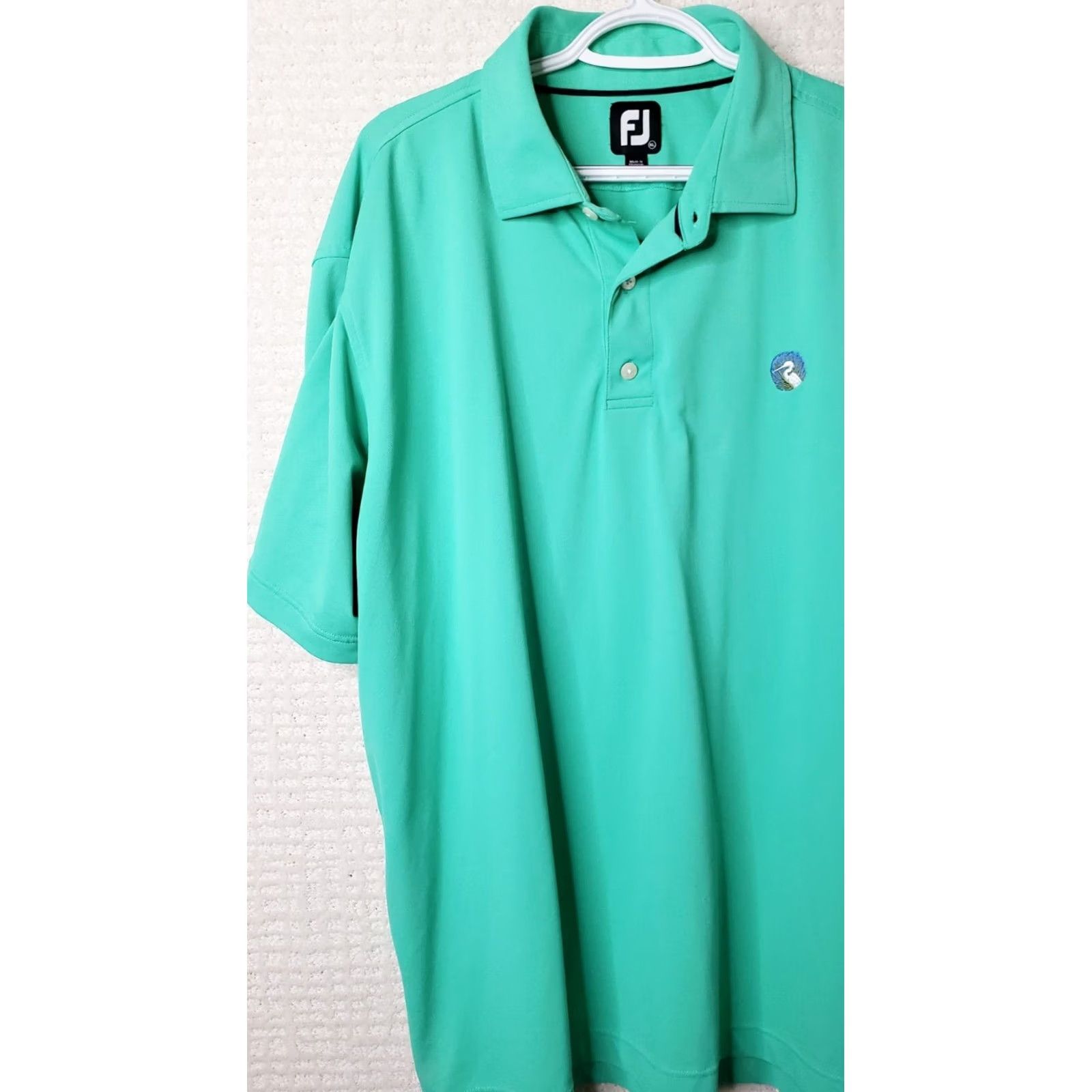 Footjoy FJ Footjoy Golf Polo Shirt Men XL Short Sleeve Teal Green Shirt Size US XL / EU 56 / 4 - 4 Thumbnail