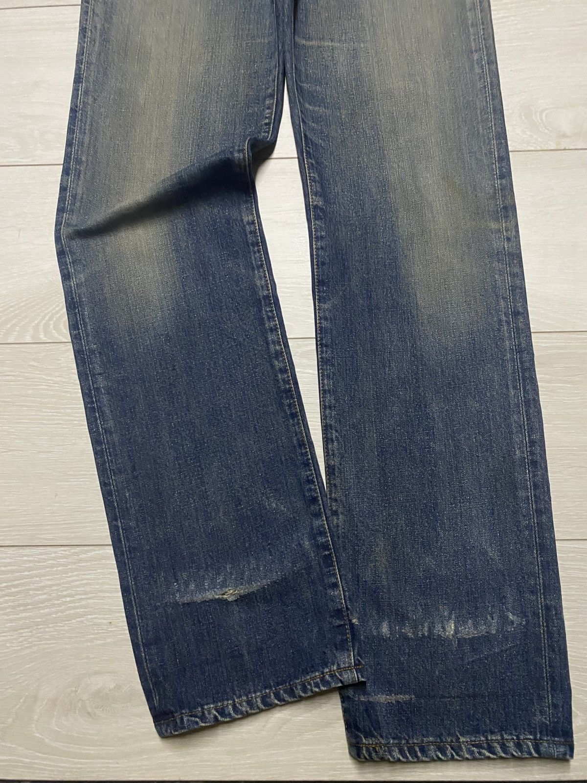 Edwin Vintage Edwin X Jeans Mud Wash Distressed Jeans Size US 28 / EU 44 - 5 Thumbnail