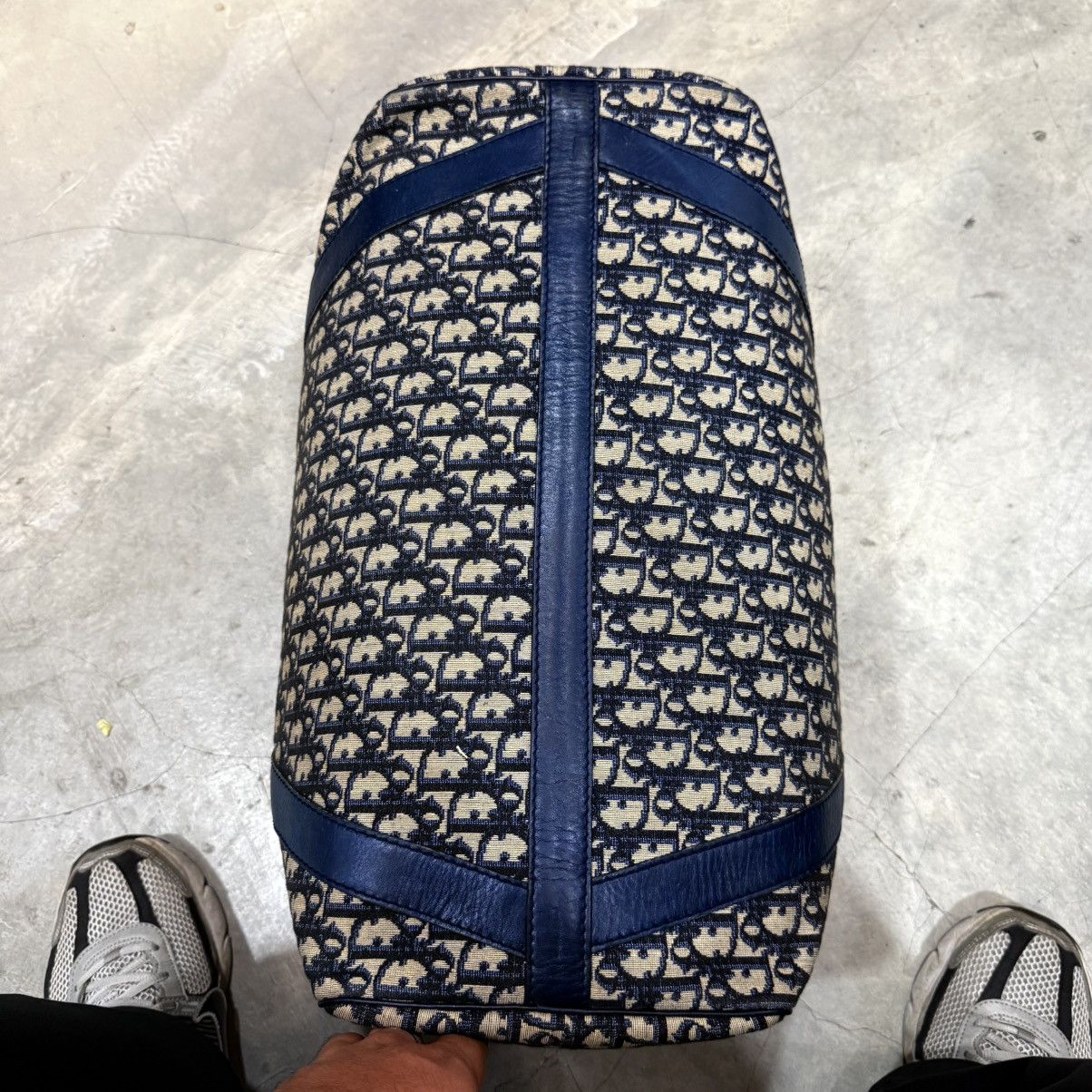 Christian Dior Monsieur Vtg 70s Christian Dior "Bagages" Trotter Monogram Boston 45 Size 44 - 15 Thumbnail
