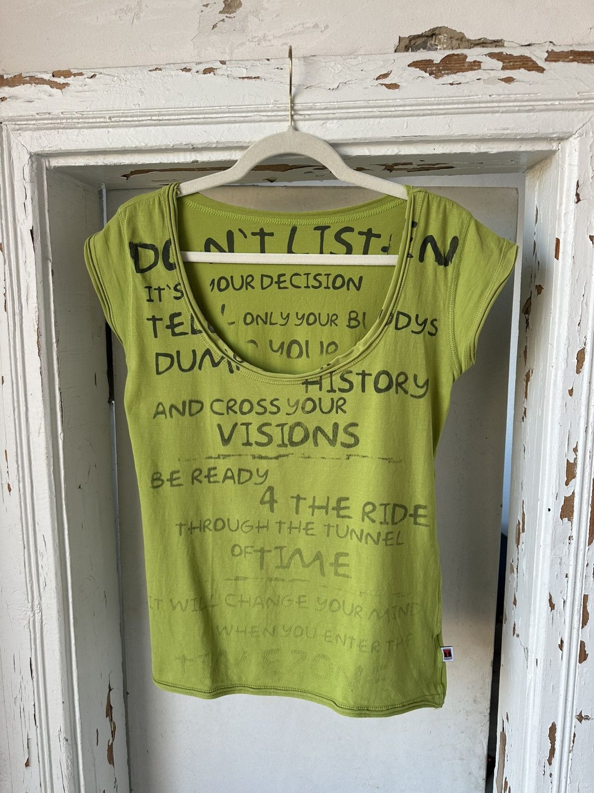 Vintage Y2K Vintage Printed Short Sleeve T-shirt Size L / US 10 / IT 46 - 1 Thumbnail