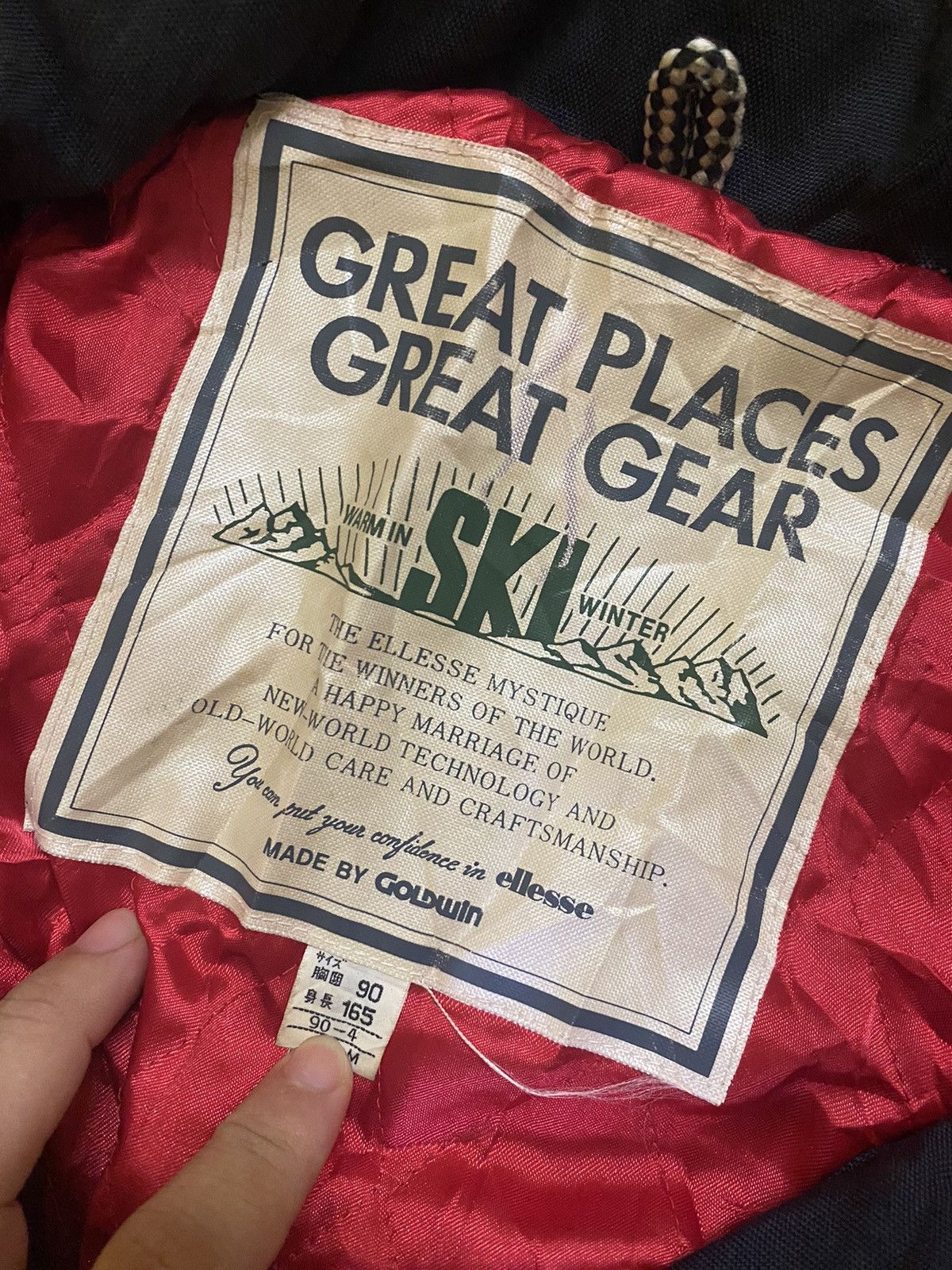 Ellesse × Goldwin × Vintage Ellese x Goldwin Authentic Great Places Great Gear Jacket Size US M / EU 48-50 / 2 - 4 Thumbnail