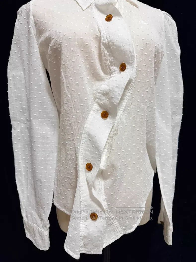 Vivienne Westwood Vivienne Westwood White shirt, Asymmetrical Size M / US 6-8 / IT 42-44 - 3 Thumbnail