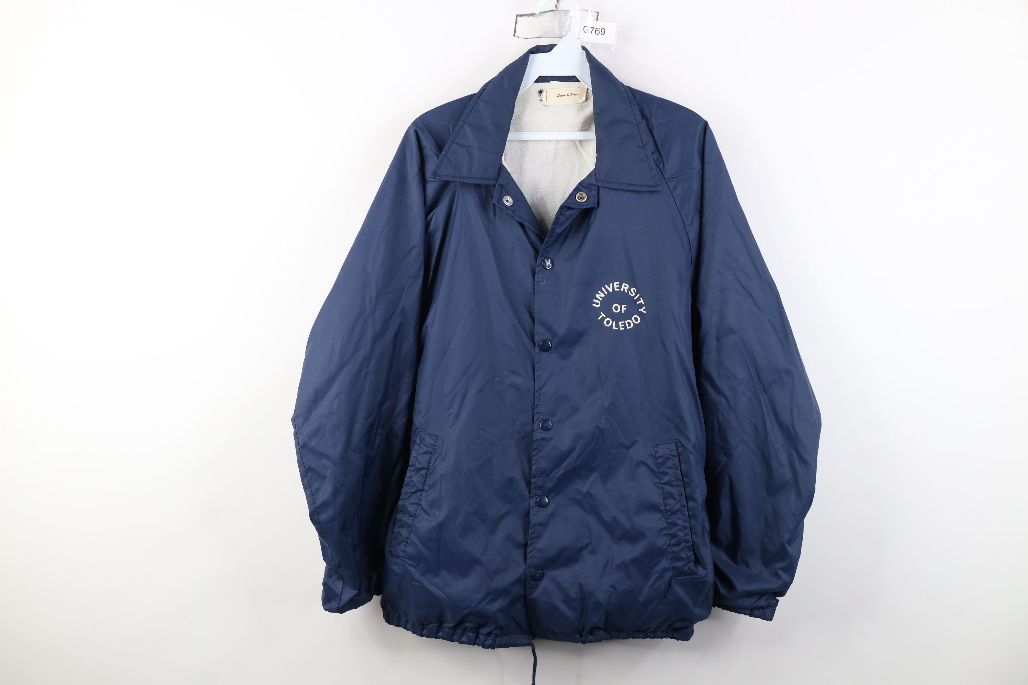 Vintage Vintage 70s Lined University of Toledo Windbreaker Jacket Size XL / US 12-14 / IT 48-50 - 1 Thumbnail