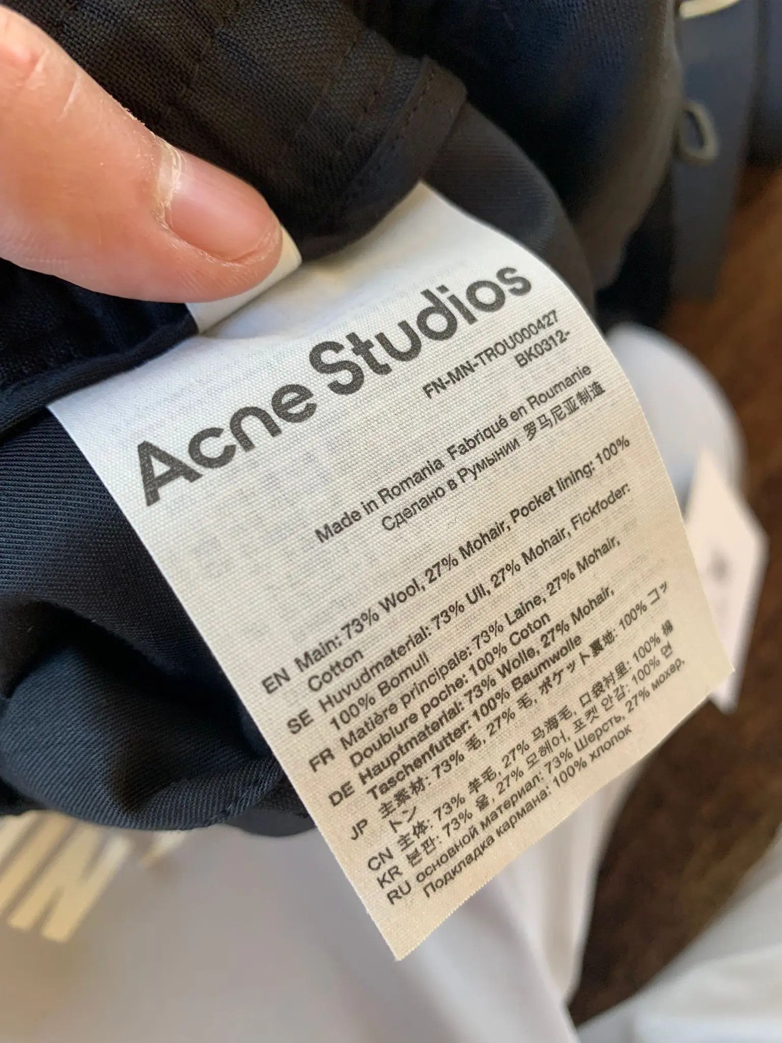 Acne Studios Casual Drawstring Trousers in Black Size US 34 / EU 50 - 11 Thumbnail