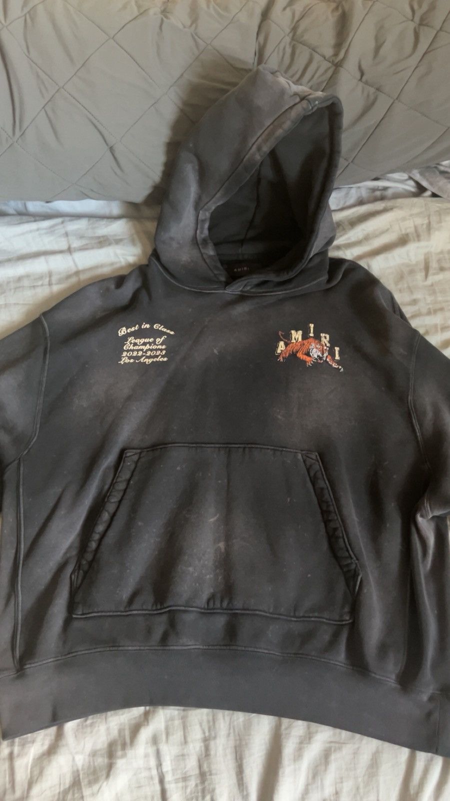 Amiri Amiri Vintage Tiger Varsity Hoodie Size US XL / EU 56 / 4 - 2 Thumbnail