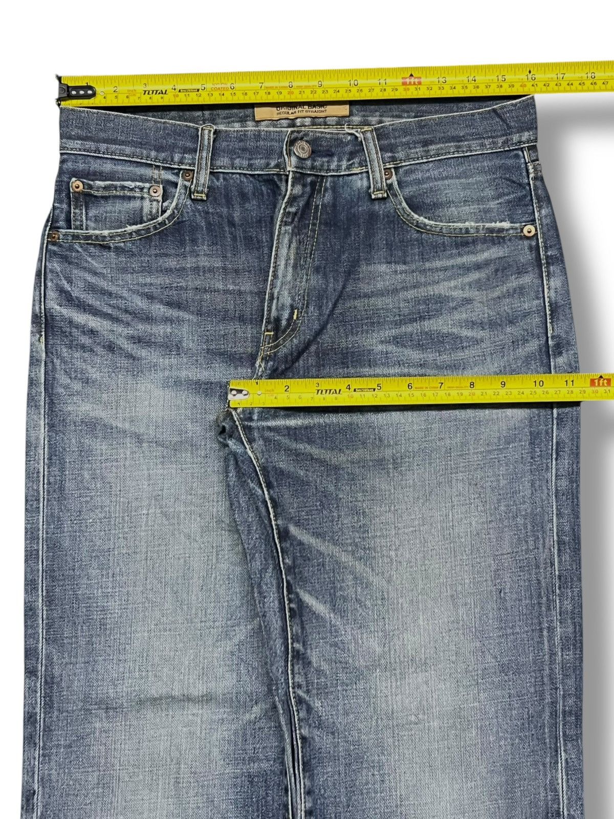 Uniqlo Loose Vintage Uniqlo S-002 Original Basic - Faded Wash Jeans Size US 32 / EU 48 - 17 Thumbnail