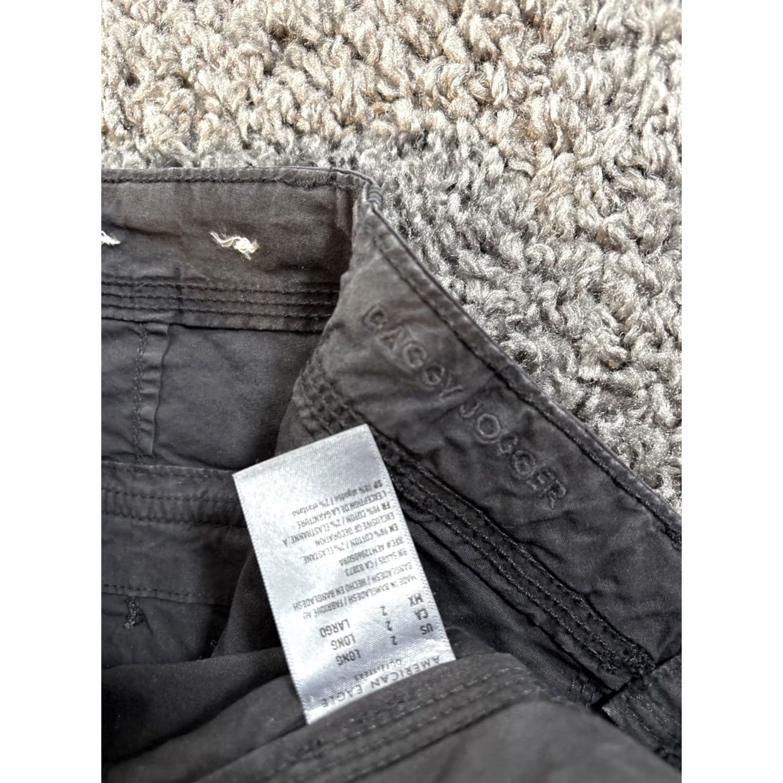 American Eagle Outfitters American Eagle Outfitters Pants Casual Womens 26x30 Cargo Pockets Adjustable Gray Size 26" / US 2 / IT 38 - 6 Thumbnail