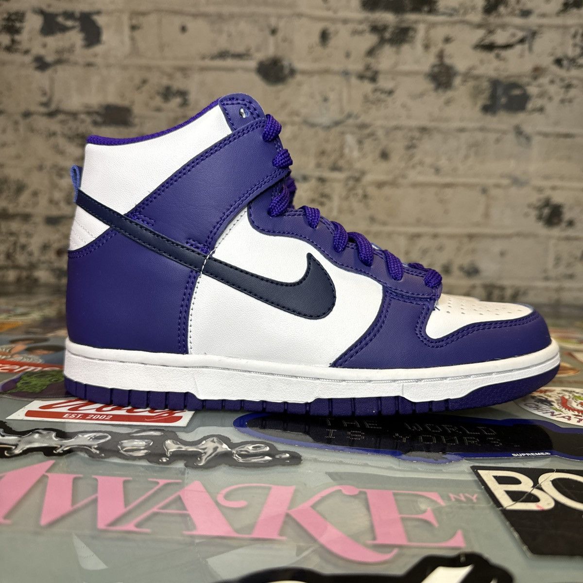 Nike Nike Dunk High Electro Purple GS Size 4.5Y Kids Brand New Size US 5 / EU 37 - 3 Thumbnail