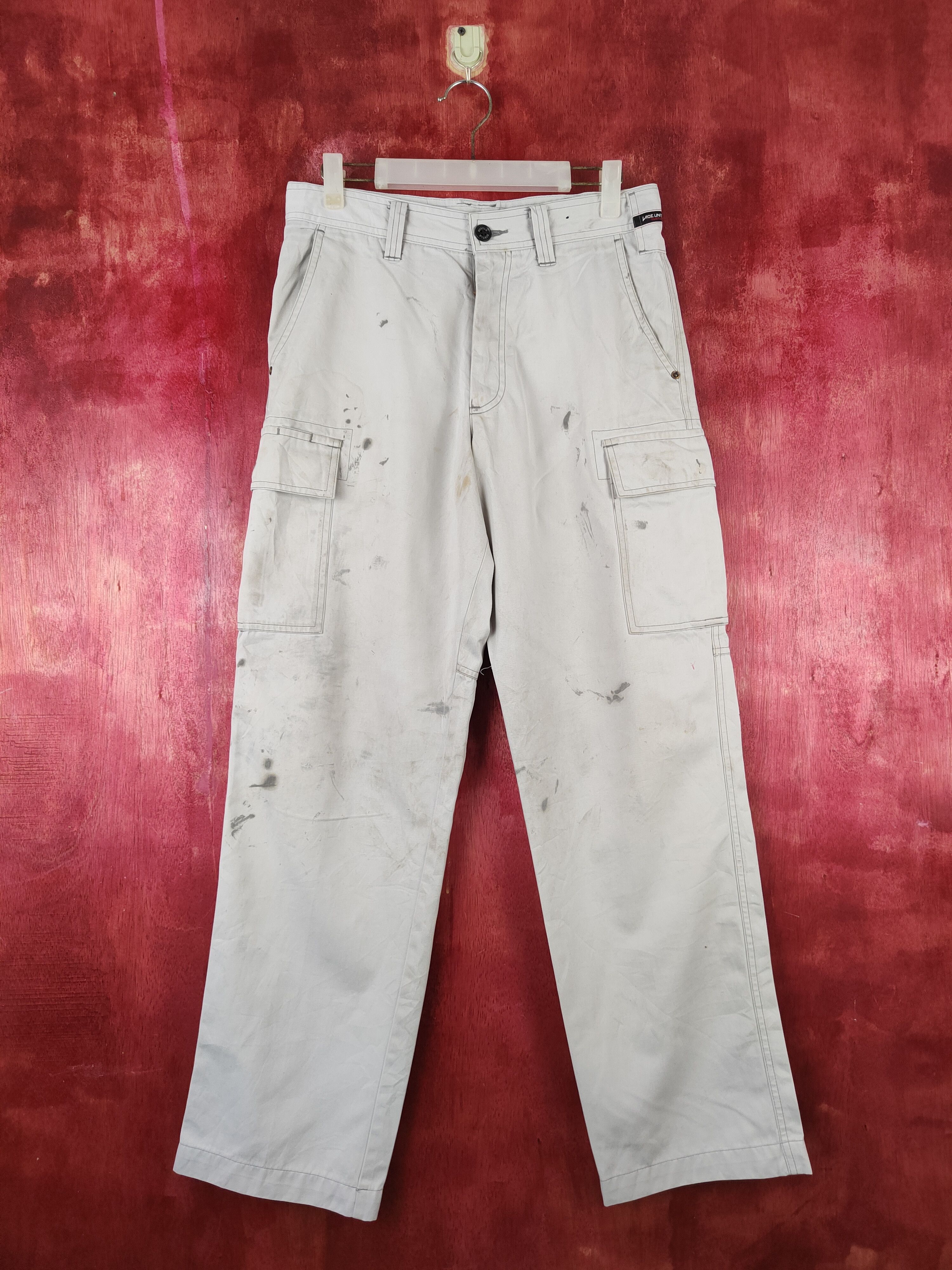Burtle Light Gray Multipocket Tactical Cargo Pants #S1311
