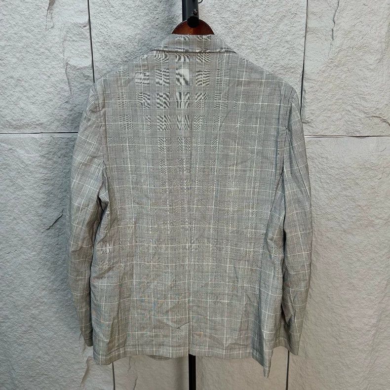 Alexander McQueen Alexander Mcqueen Gray plaid suit Size 50R - 2 Thumbnail