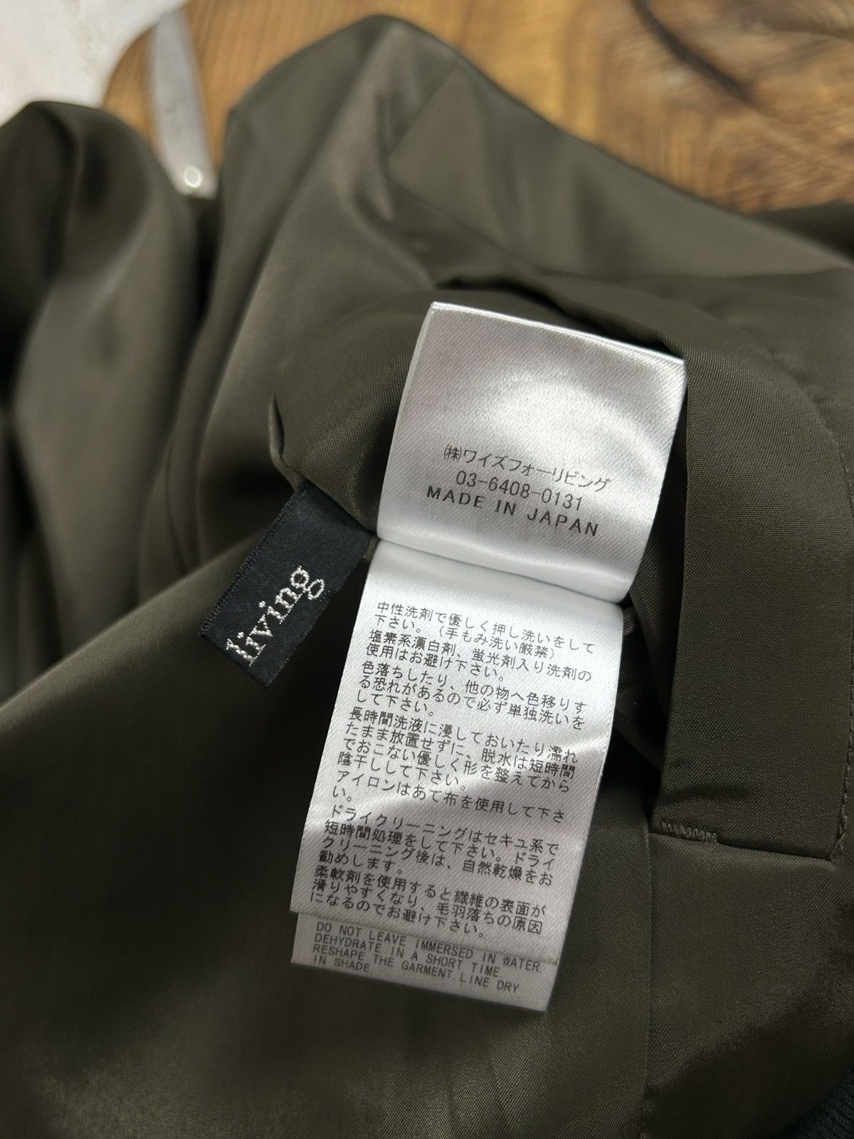 Yohji Yamamoto Y'S For Living by Yohji Yamamoto Reversible Light Jacket Size L / US 10 / IT 46 - 18 Thumbnail