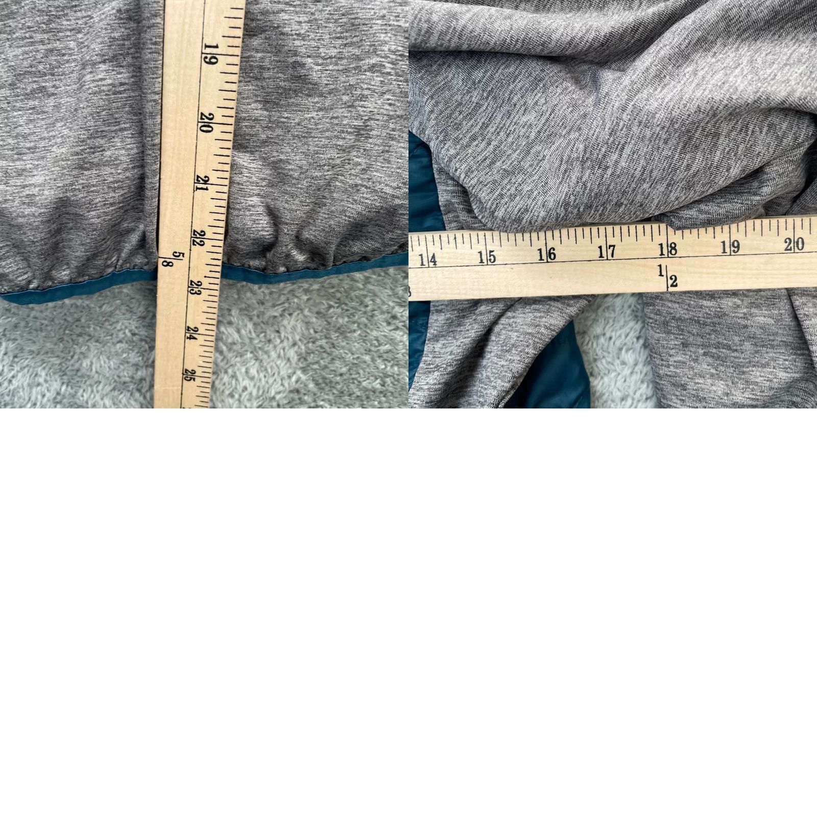 Vintage VINTAGE Title Nine Jacket Womens Medium Gray Quilted Coat Thumbhole Performance Collar Size M / US 6-8 / IT 42-44 - 8 Thumbnail