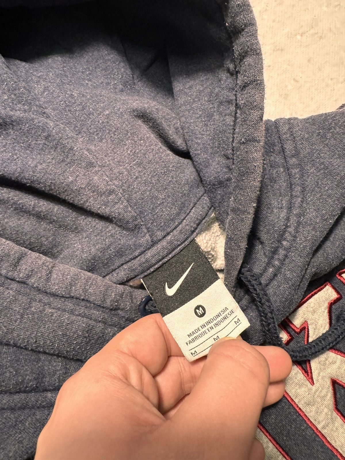 Nike × Vintage NIKE VINTAGE CENTER LOGO OVERSIZE BOXY HOODIE Size US M / EU 48-50 / 2 - 6 Thumbnail