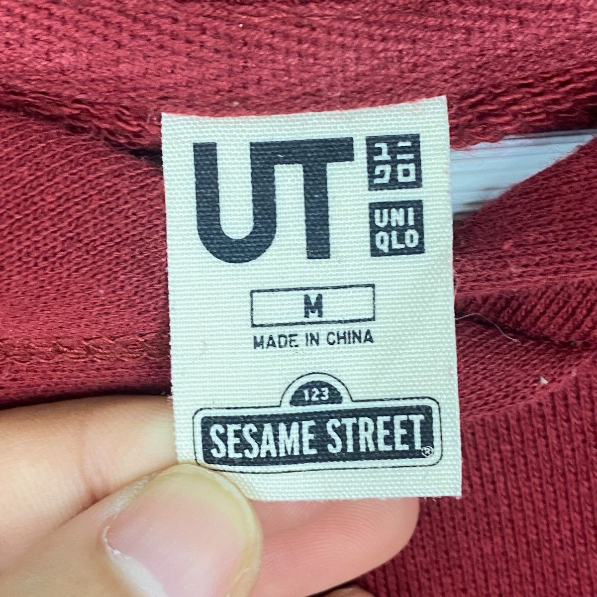 Other Vintage Sesame Street Elmo Hoodie Sweatee Spellout Red Size M / US 6-8 / IT 42-44 - 5 Thumbnail