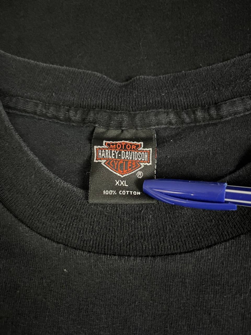 Harley Davidson Harley Davidson Tee T Shirt Vintage Black 1990s Size US XXL / EU 58 / 5 - 11 Thumbnail