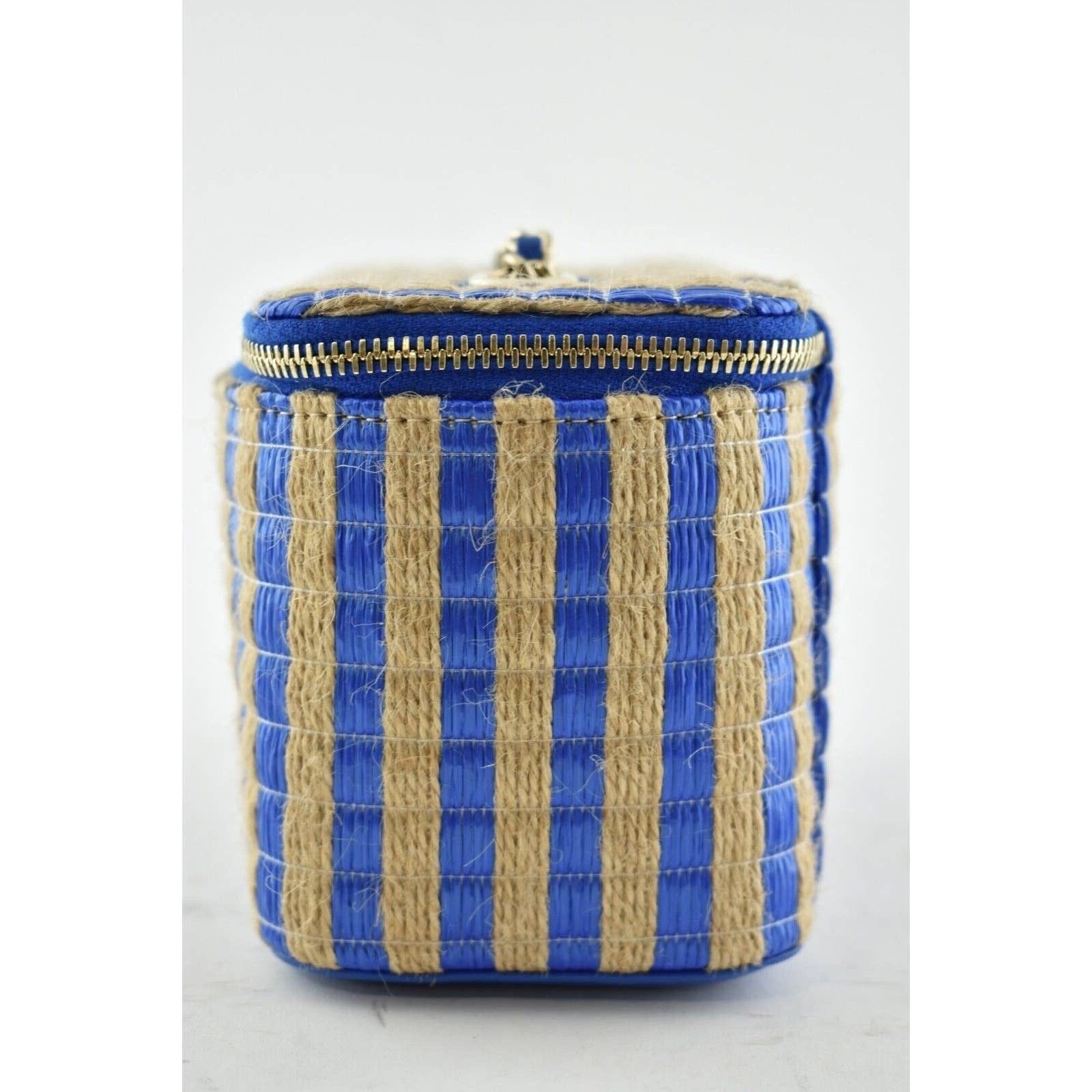 Chanel Chanel Raffia Small Vanity With Chain Shoulder Crossbody Bag Size ONE SIZE - 7 Thumbnail
