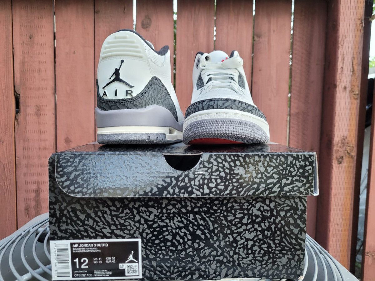 Jordan Brand Jordan 3 Grey Cement Size US 12 / EU 45 - 2 Thumbnail
