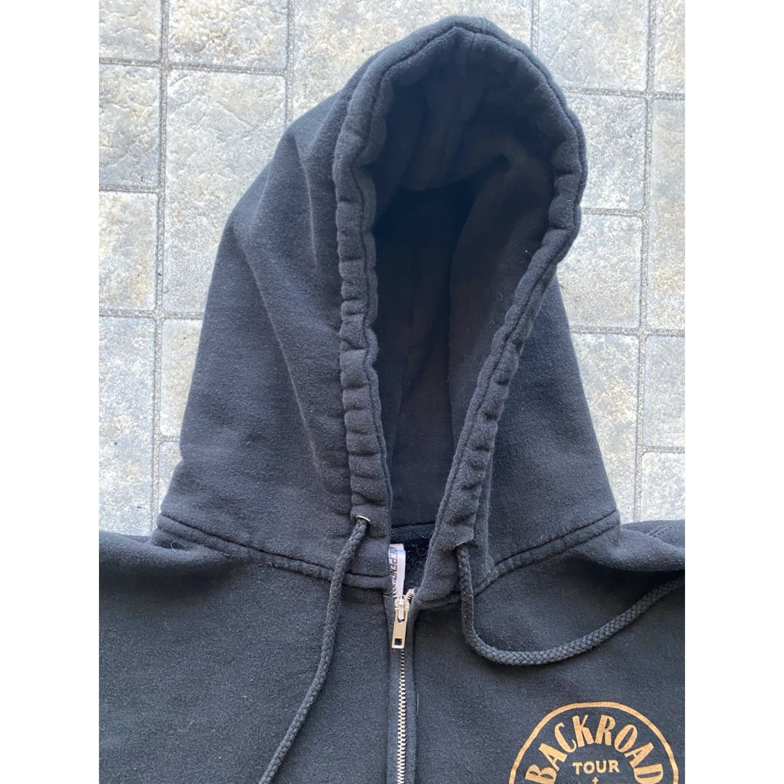 Vintage Jelly Roll MENS Large Backroad Baptism Tour 2023 Black/Gold Zip Hoodie Jacket Men's L Full Zip Zipper Graphic Print Size US L / EU 52-54 / 3 - 5 Thumbnail