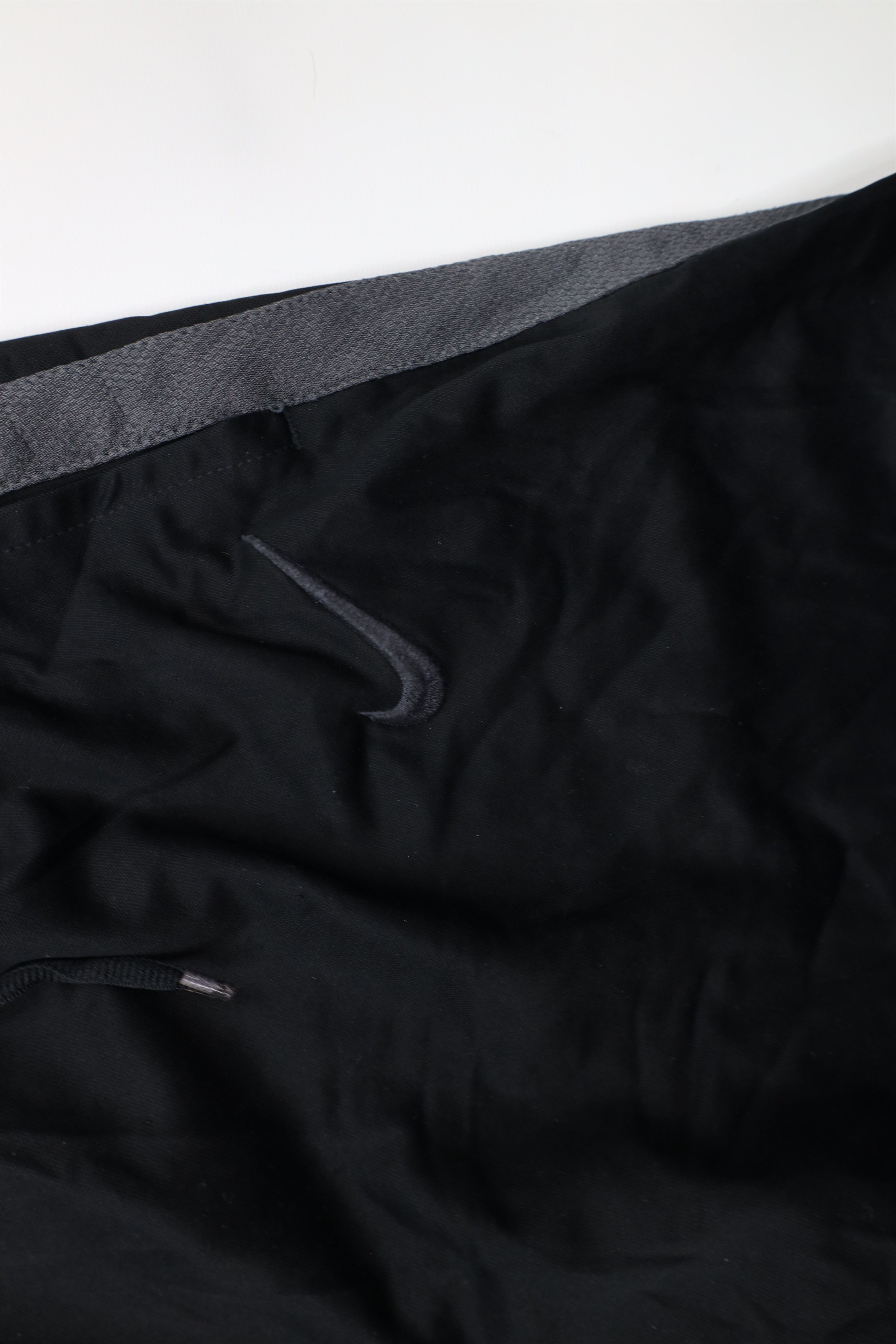 Nike × Vintage Vintage Y2K Nike Scott Mini Swoosh Wide Leg Pants Black Size US 34 / EU 50 - 6 Thumbnail