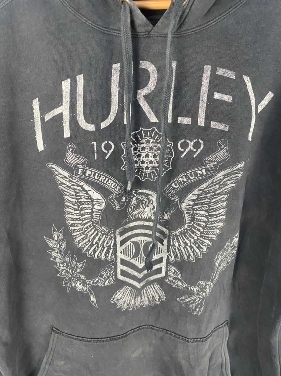 Hurley Hurley printed distressed hoodie pullover Size US L / EU 52-54 / 3 - 4 Thumbnail