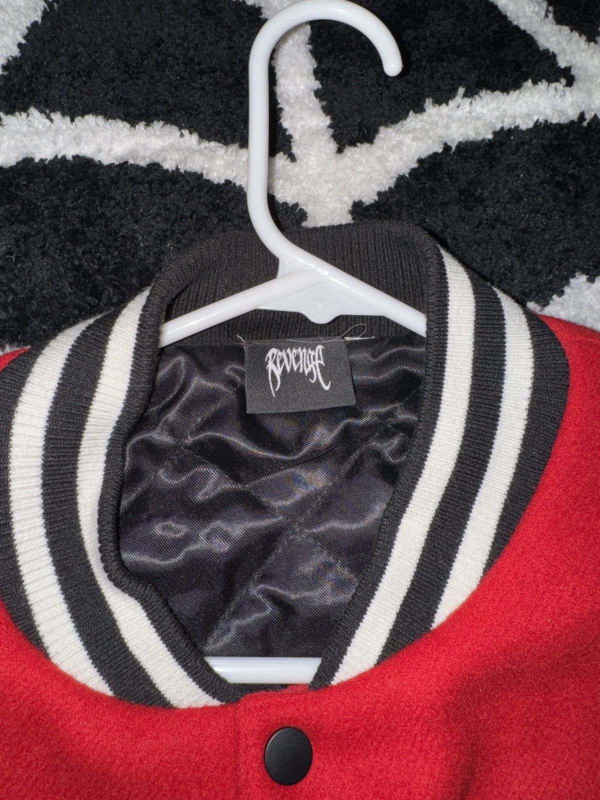 Revenge Revenge Varsity Jacket (Red) Size US M / EU 48-50 / 2 - 6 Thumbnail